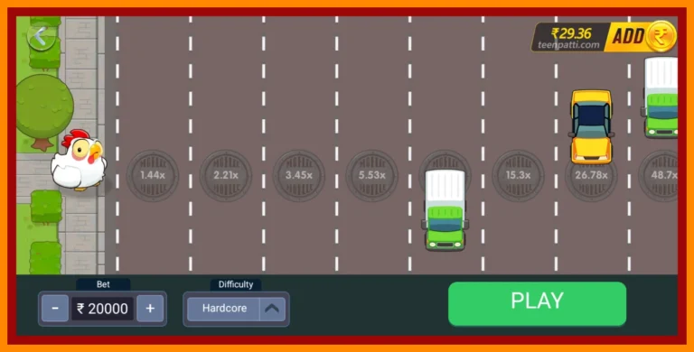 chicken road game interface